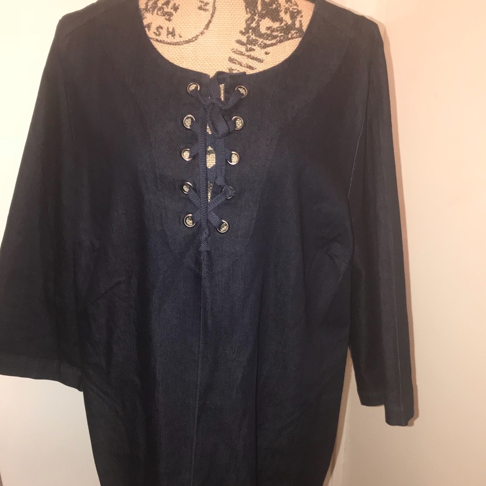 Denim Eloquii dress 20